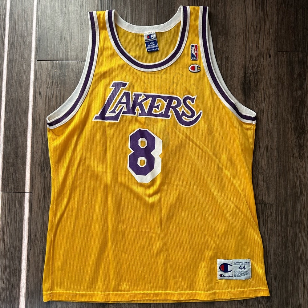 Vintage Champion Kobe Bryant Lakers Jersey